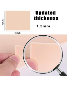 Piel de Práctica para Tatuaje Urknall 10pcs 1.3mm Doble Cara 2