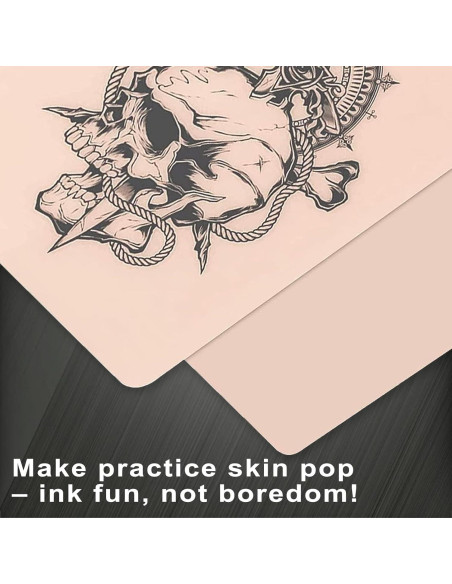 Piel de Práctica para Tatuaje Urknall 10pcs 1.3mm Doble Cara