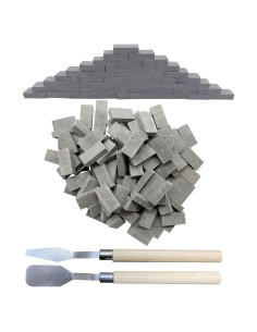 Woohome Mini Ladrillos de Pared Grises 150 PCS para Modelos