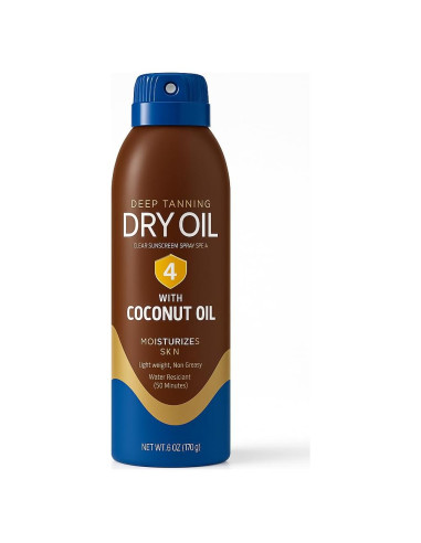 Aceite Corporal Bronceador en Spray Tropical 170 g - Acabado Seco