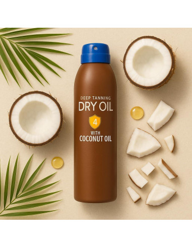 Aceite Corporal Bronceador en Spray Tropical 170 g - Acabado Seco