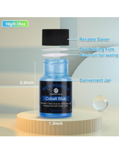 Polvo de Mica CHANGTIKEJI 24 Colores 10g para Resina y Jabón 2