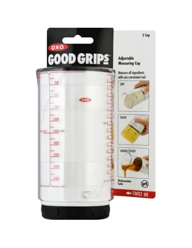 Taza Medidora Ajustable OXO Good Grips 2 Tazas Plástico