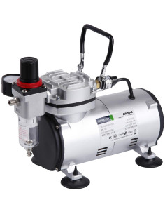 Kit de Aerógrafo Timbertech AS18-2K con Compresor y Accesorios 2