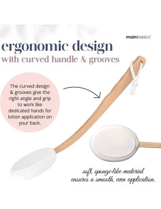 Aplicador de Loción para Espalda MainBasics - Mango Largo 40.64 cm 2