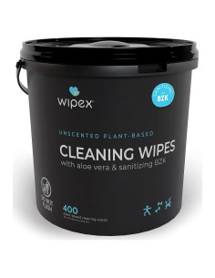 Toallitas de Limpieza Wipex 400ct para Gimnasio y Fitness