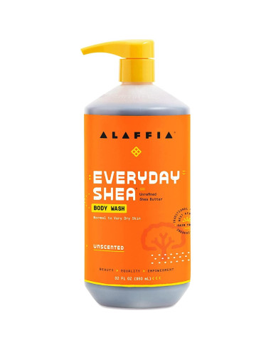Gel de Ducha Alaffia Manteca de Karité 946 ml Sin Fragancia - 2 Unidades