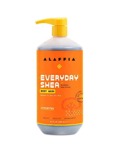 Gel de Ducha Alaffia Manteca de Karité 946 ml Sin Fragancia - 2 Unidades