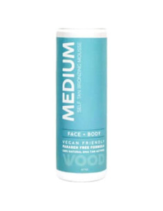 Mousse Bronceadora Autobrillante Media WOOD 190g Vegana