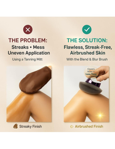 Brocha Kabuki Corporal WendMart - Aplicador Vegano 13x8.5cm