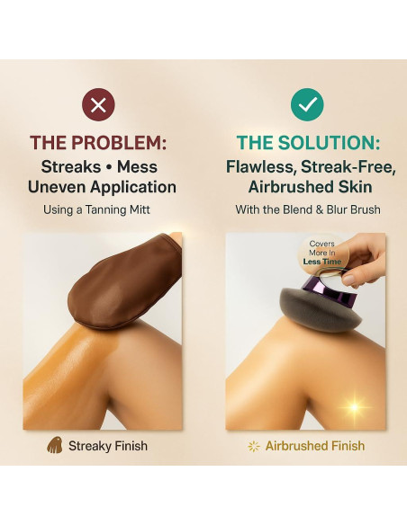 Brocha Kabuki Corporal WendMart - Aplicador Vegano 13x8.5cm