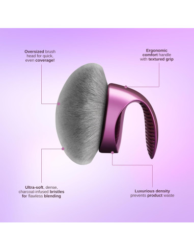 Brocha Kabuki Corporal WendMart - Aplicador Vegano 13x8.5cm