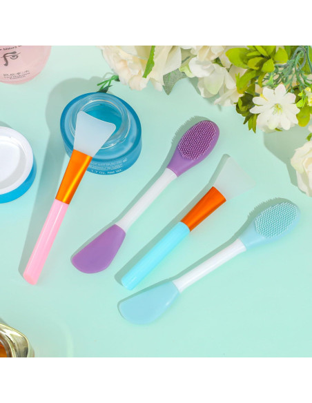 Aplicador de Mascarilla Facial MOZEAT LENS 4 Piezas Silicona