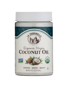 Aceite de Coco Orgánico La Tourangelle 414 ml Prensado en Frío