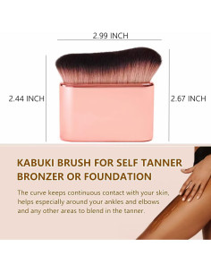 Brocha Kabuki para Autobronceador Soushop - Oro Rosa 2