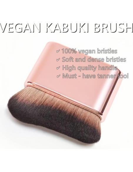 Brocha Kabuki para Autobronceador Soushop - Oro Rosa