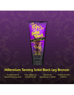 Bronceador de Piernas Sólido Negro Millennium Tanning 221 g 2