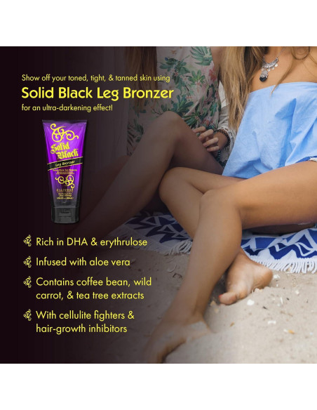 Bronceador de Piernas Sólido Negro Millennium Tanning 221 g