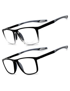 Paquete 2 Gafas de Lectura Hombres Marca Estilo Deportivo 1.5x