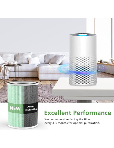 Paquete de 2 Filtros HEPA WILERDA KILO para Mascotas