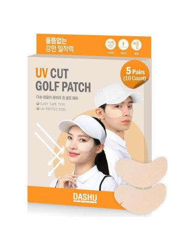 Parches Solares DASHU para Hombre - Gel Refrescante 5 Pares