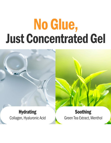 Parches Solares DASHU para Hombre - Gel Refrescante 5 Pares