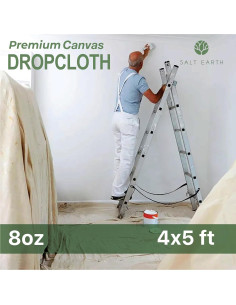 Tela de Goteo de Algodón Reciclado Salt Earth 1.22x1.52 m 2