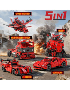 Kit de Construcción STEM QHECTTY 5 en 1 para Niños 6+ 2