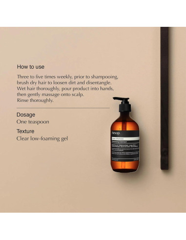 Champú Clásico Aesop 500 mL | Fórmula Suave para Cabello Brillante