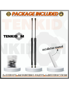 Amortiguadores de Capó TENKIDOM para Toyota Hilux GUN125 2015-2024 2