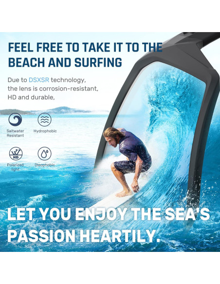 Gafas de sol TOREGE polarizadas para deportes al aire libre