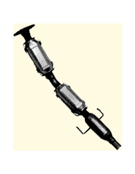 Convertidor Catalítico K&E EXHAUST para Toyota Yaris 1.5L 2006-2011