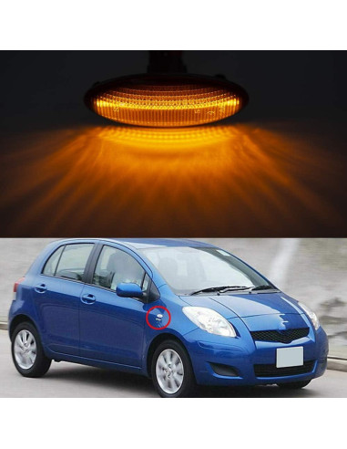 Luces de Marcador Lateral LED NSLUMO para Toyota RAV4 Corolla