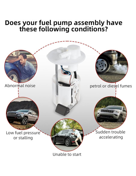 Módulo de Bomba de Combustible Eléctrica OVANOH HG-140 para Toyota Corolla 2005-2008