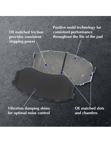 Pastillas de Freno Cerámicas Centric 102.11840 Delanteras Toyota Scion