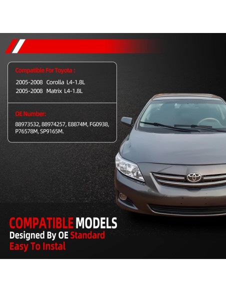 Módulo de Bomba de Combustible Eléctrica OVANOH HG-140 para Toyota Corolla 2005-2008