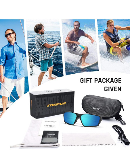 Gafas de sol TOREGE polarizadas para deportes al aire libre