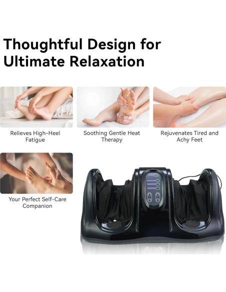 Masajeador de pies Shiatsu FLEXISPOT con calor y control remoto