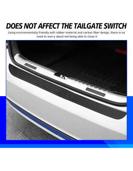 Protector de Parachoques Trasero Ferianl Negro 88.9x8 cm