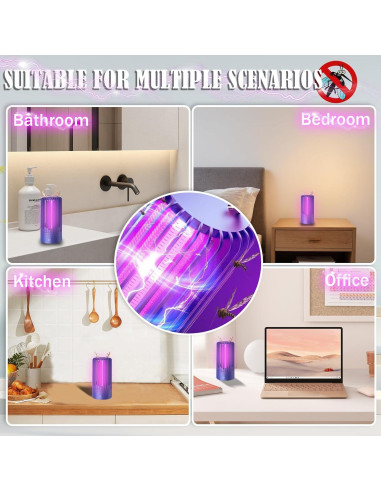 Asesino de Mosquitos Eléctrico Deerhorn - Carga USB, 380g