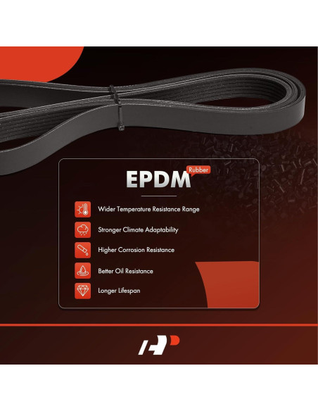 Correa de Transmisión Serpentina A-Premium para Toyota Yaris 2006-2012