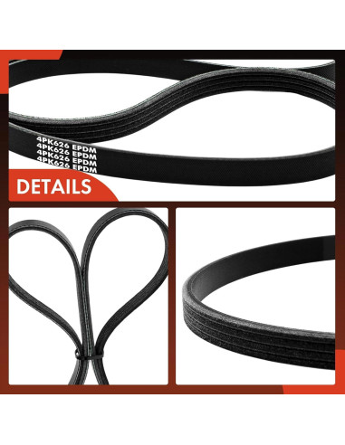 Correa de Transmisión Serpentina A-Premium para Toyota Yaris 2006-2012