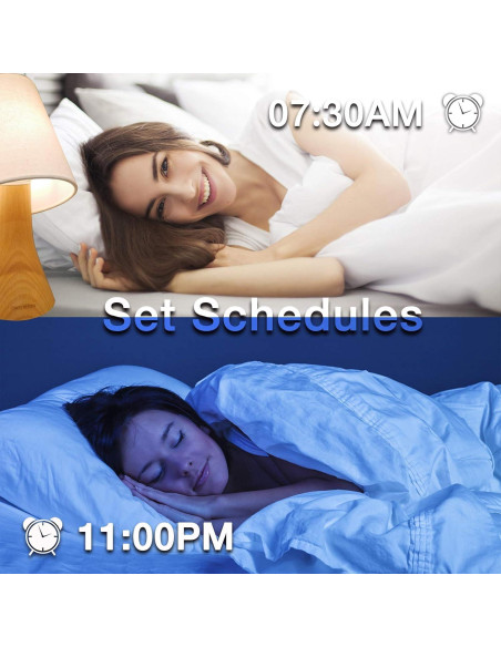 Bombillas Inteligentes DAYBETTER RGBCW Wi-Fi E26 9W 800LM Paquete de 4