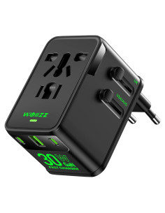 Adaptador de Viaje Universal Wollzz 30W con 4 Puertos