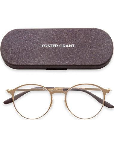 Gafas de lectura Foster Grant 2x Oro con filtro luz azul