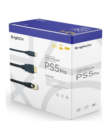 Conjunto de Cables Optimizado BrightOn para PS5 PRO - 2m