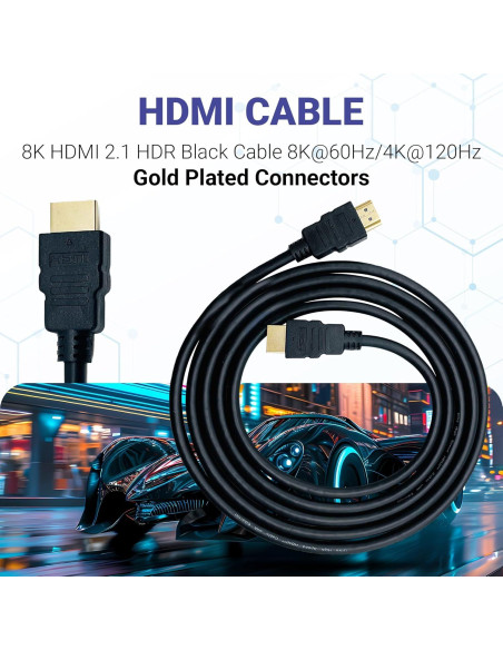 Conjunto de Cables Optimizado BrightOn para PS5 PRO - 2m