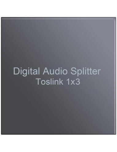 Divisor de Audio Óptico Digital CAMWAY SPDIF Toslink 1x3
