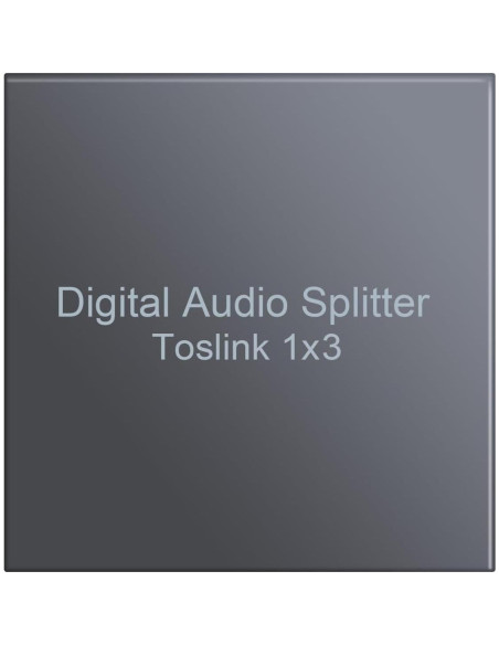 Divisor de Audio Óptico Digital CAMWAY SPDIF Toslink 1x3