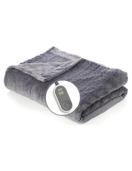 Manta Calentada Deluxe Pure Enrichment 213x183cm 10 Calores